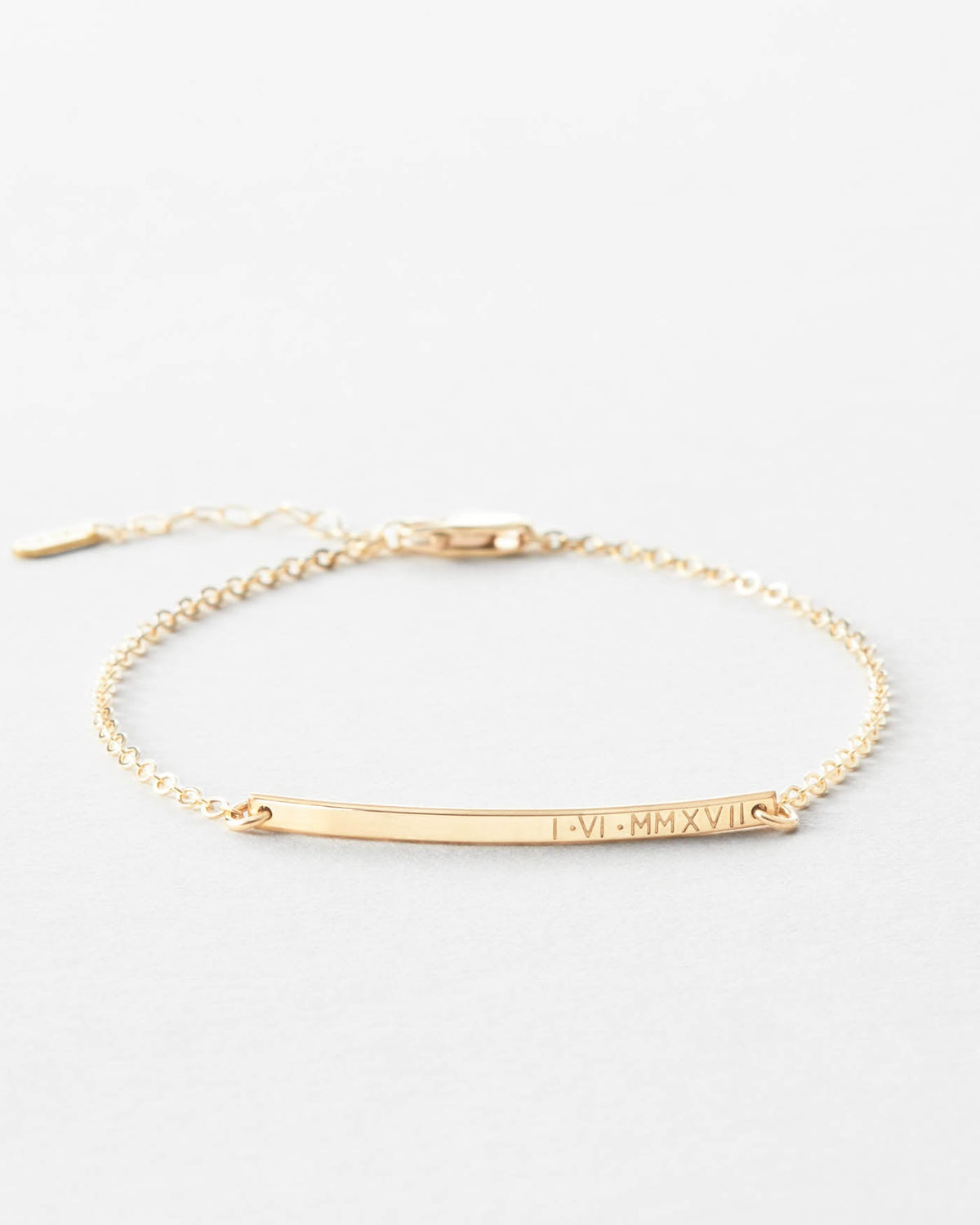 Tiny Bar Personalized Bracelet
