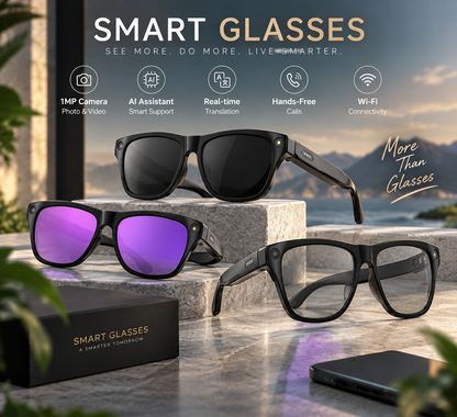 XK One Pro AI Smart Audio & Video Glasses