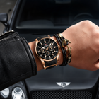 Executive Rose Gold Luxury Chronograph Watch for Men