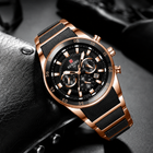 Executive Rose Gold Luxury Chronograph Watch for Men