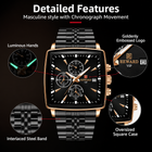 Reward VIP Executive Chronograph Watch – Luxury Waterproof Stainless Steel Men's Watch