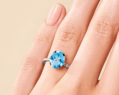 MAGIC BLUE TOPAZ RING