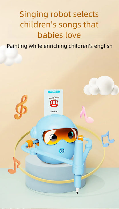 Automatic Intelligent Drawing Robot Enlightenment Intelligent Drawing Robot Teaching Aid Educational Early Childhood Machine Toy