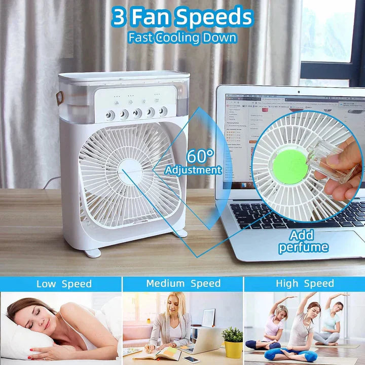 Mini Portable USB Air Cooling Fan detail view