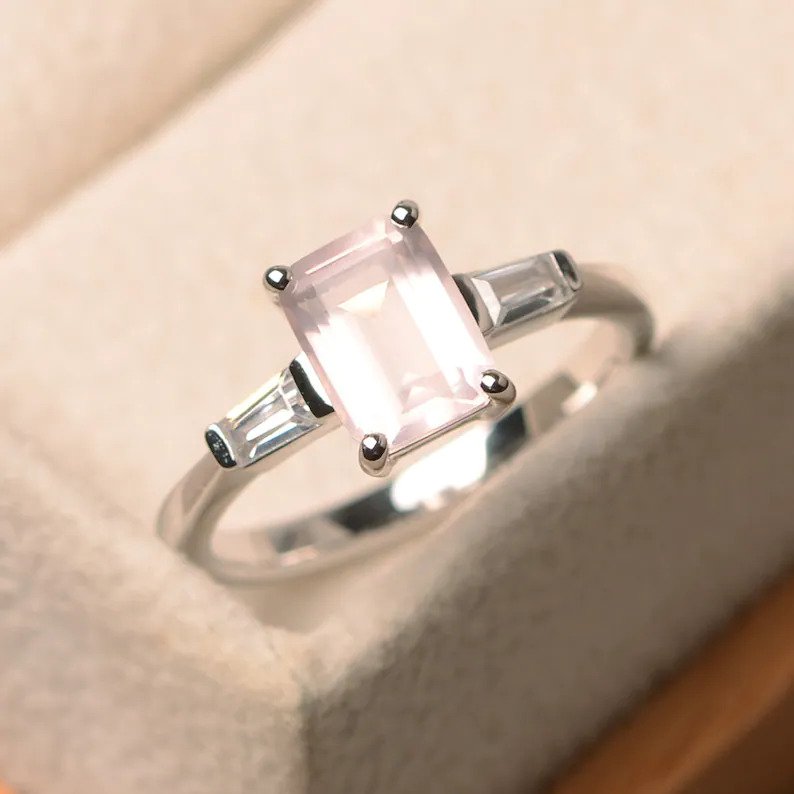 Promise Pink Quartz detail view