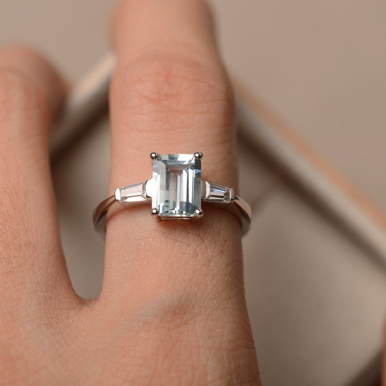 Promise Aquamarine Ring