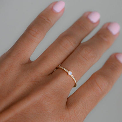 MINIMALIST OPAL RING