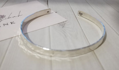 سوار كفّ مخصّص من فضة عيار 925