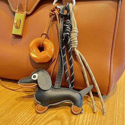Sausage Dog Keychain Pendant
