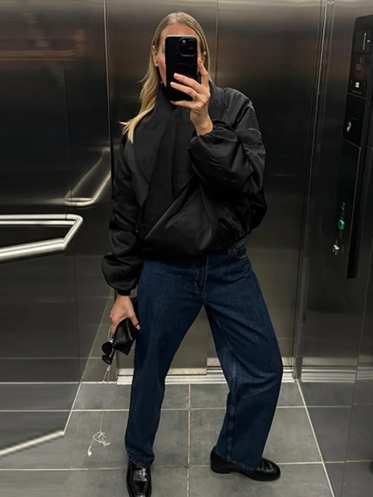 Carmen Oversized Bomber Jacket