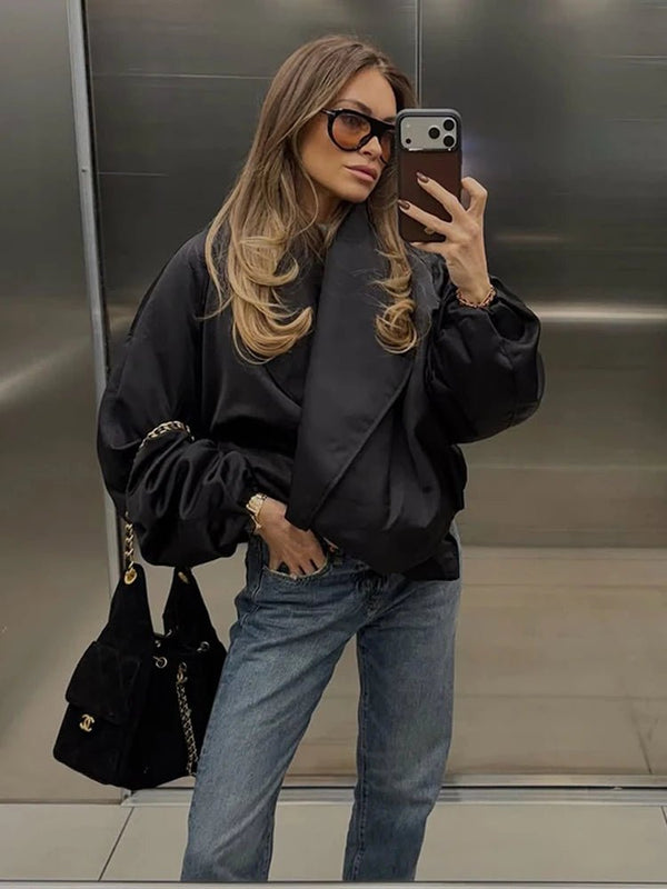 Carmen Oversized Bomber Jacket