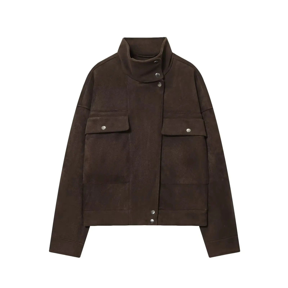 Lara Vintage Oversized Bomber Jacket